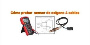 Como probar un sensor de oxigeno de 4 cables con multimetro